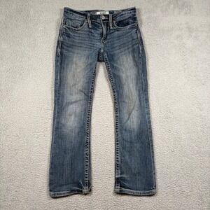 BKE Denim Aiden Mens Jeans Size 26S Bootcut Distressed Medium Wash‎